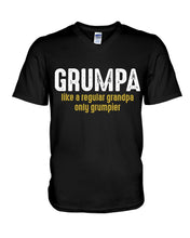 Load image into Gallery viewer, Grumpa Like A Regular Grandpa Only Grumpier Guys V-Neck
