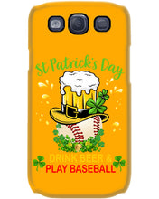 Load image into Gallery viewer, Baseball Drink Beer Day St Patrick's Day Gift For Baseball Lovers Phone case
