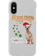Load image into Gallery viewer, A True Friend Loves Paws On My Heart Gift For Dog Lovers Phone case
