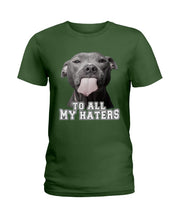 Load image into Gallery viewer, Boxer Lovers To All My Hater Meaningful Gift For Men Ladies Tee
