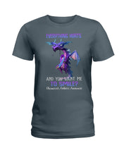 Load image into Gallery viewer, Everything Hurt And You Want Me To Smile Trending Ladies Tee
