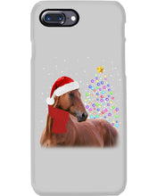 Load image into Gallery viewer, Cute Horse With Santa Hat Lovely Christmas Tree Gift For Horse Lovers Phone case
