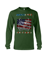 Load image into Gallery viewer, Eagle American Pride Spirit Of America Gift For American People Unisex Long Sleeve
