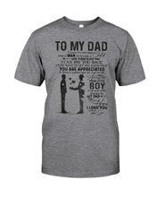 Load image into Gallery viewer, Giving For  Dad Let You Know You're Appreciated  Custom Design Guys Tee
