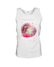 Load image into Gallery viewer, A Hundred Hearts Would Too Few To Carry All My Love For You Cats Gift For Cat Lovers Unisex Tank Top
