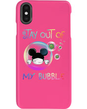 Load image into Gallery viewer, Lovely Phone Case Rainbow Design Stay Out Of My Bubble Gift For Friends Phone case

