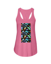 Load image into Gallery viewer, Lovely Phone Case With Dragons Gift For Dragon Lovers Ladies Flowy Tank
