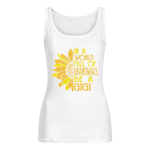 Load image into Gallery viewer, Be A GiGi Sunflowers Gift For Gigi Ladies Flowy Tank

