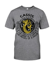 Load image into Gallery viewer, Gift For Cassie Girl The Soul Of A Mermaid Guys Tee
