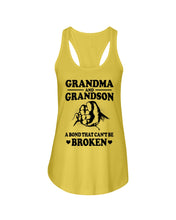 Load image into Gallery viewer, Grandma And Grandson A Bond That Can't Be Broken Custom Design Ladies Flowy Tank
