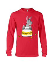 Load image into Gallery viewer, Funny Donkey Anti Depressant Meaning Gift For Women Unisex Long Sleeve

