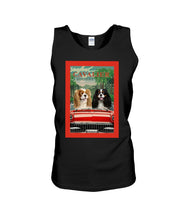 Load image into Gallery viewer, Cavalier Happy Holiday Gift For Dog Lovers Unisex Tank Top
