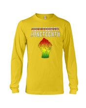 Load image into Gallery viewer, Juneteenth Happy Independence Day Meaningful Gift For Men Unisex Long Sleeve
