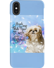 Load image into Gallery viewer, Angels And Shih Tzu Are Not Different Gift For Dog Lovers Phone case

