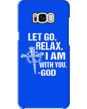 Load image into Gallery viewer, Let You Relax I Am With You Gray Background Phone case
