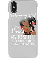 Load image into Gallery viewer, Betty Boop February Girl Living My Best Life Birthday Meaningful Gift Phone case
