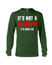 Load image into Gallery viewer, It's Not A Hangover It's Beer Flu Gift For Men Unisex Long Sleeve
