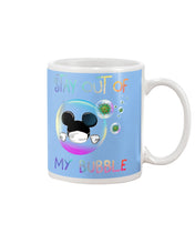Load image into Gallery viewer, Lovely Phone Case Rainbow Design Stay Out Of My Bubble Gift For Friends Mug
