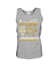 Load image into Gallery viewer, Black Kings Are Born In   November   Trending For Birthday Gift Unisex Tank Top

