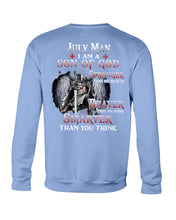Load image into Gallery viewer, July Man Son Of God Birthday Meaningful Gift For Men Sweatshirt

