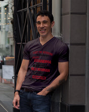Load image into Gallery viewer, I Get My Attitude From My Freakin' Awesome Grandma Who Was Born In March Guys V-Neck
