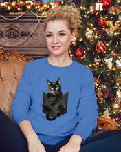 Load image into Gallery viewer, Cat In Your Front Pocket Perfect Gift For Friends Who Loves Cat Sweatshirt
