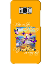 Load image into Gallery viewer, Butterfly Sunset On Beach Those We Love Don't Go Away Gift For Lover Phone case
