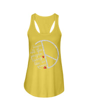Load image into Gallery viewer, Image All The People Living Life In Peace Custom Design For Friends Ladies Flowy Tank
