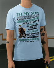 Load image into Gallery viewer, Look Right Beside You Eagle Mom Gift For Son Guys Tee
