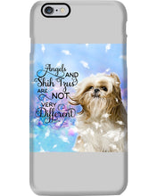 Load image into Gallery viewer, Angels And Shih Tzu Are Not Different Gift For Dog Lovers Phone case
