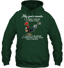 Load image into Gallery viewer, I Need Coffee A Nap A Vacation Duct Tape Hope And A Showel Hoodie
