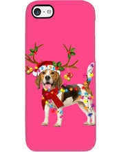 Load image into Gallery viewer, Beagle Gorgeous Reindeer Xmas Lights Gift For Dog Lovers Phone case
