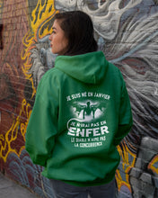 Load image into Gallery viewer, Je Suis Né El En   Jarvier   Enfer Le Diable N Aime Pas Birthday Gift Hoodie

