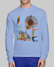 Load image into Gallery viewer, Love Trucker Simple Unique Custom Design For Personalized Job Gift Unisex Long Sleeve
