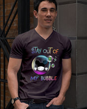 Load image into Gallery viewer, Lovely Phone Case Rainbow Design Stay Out Of My Bubble Gift For Friends Guys V-Neck
