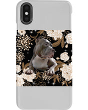 Load image into Gallery viewer, Gift For Dog Lovers Pitbull Bright Peonies Phone case
