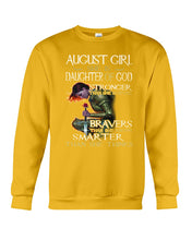 Load image into Gallery viewer, August Girl Daughter Of God Meaningful Gift For Women Sweatshirt
