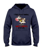 Load image into Gallery viewer, Cow Worst 5 Minutes Gift For Cow Lovers Hoodie
