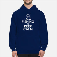 Load image into Gallery viewer, I Go Fishing To Keep Calm Gift For Fishing Lovers Hoodie
