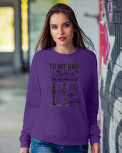 Load image into Gallery viewer, Giving For  Dad Let You Know You're Appreciated  Custom Design Sweatshirt
