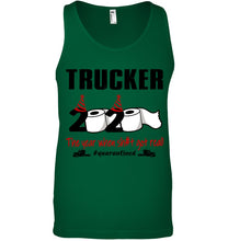 Load image into Gallery viewer, 2020 The Year When Shit Got Real Quarantined Gift For Trucker Unisex Tank Top
