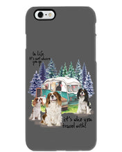 Load image into Gallery viewer, Cavalier King It's Who You Travel With Gift For Dog Lovers Phone case
