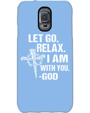 Load image into Gallery viewer, Let You Relax I Am With You Gray Background Phone case

