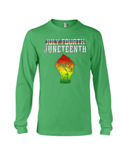 Load image into Gallery viewer, Juneteenth Happy Independence Day Meaningful Gift For Men Unisex Long Sleeve
