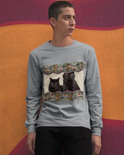 Load image into Gallery viewer, Lovely Phone Case Cute Black Cat Boho Pattern Gift For Cat Lovers Unisex Long Sleeve
