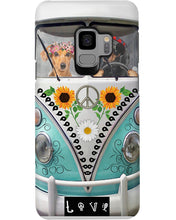 Load image into Gallery viewer, Lovely Phone Case With Hippie Bus Gift For Dachshund Lovers Phone case
