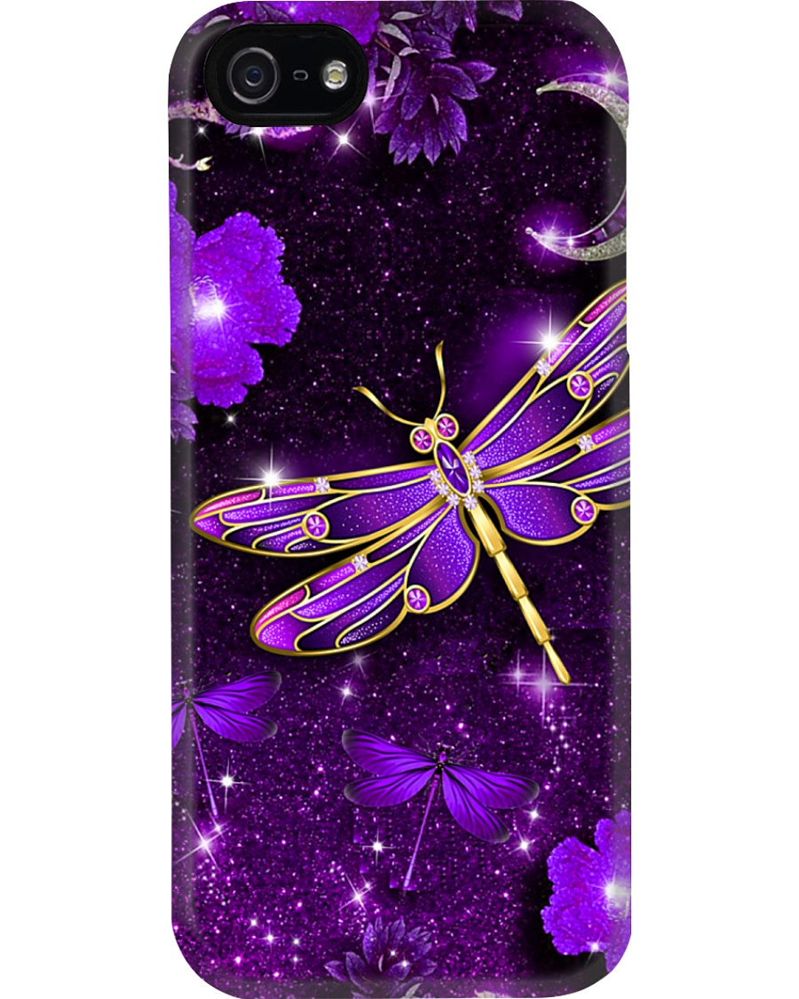 Mystery Purple Moon Dragonfly Gift For Girls Phone case