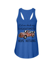 Load image into Gallery viewer, Let Me Check My Giveashitometer Nope Nothing   Special Custom Design Ladies Flowy Tank
