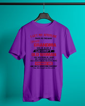 Load image into Gallery viewer, I Get My Attitude From My Freakin' Awesome Grandma Who Was Born In April Guys Tee
