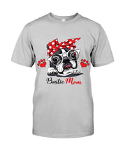 Load image into Gallery viewer, Boston Terrier With White Glasses Love Mom Gift For Dog Lovers Guys Tee
